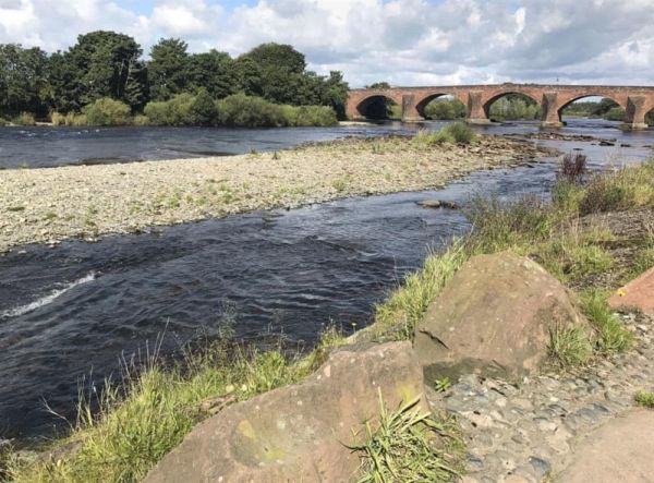 View of river in Longtown